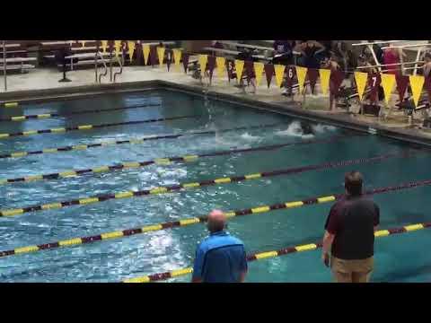 Video of 400yrd Free Relay lane 4 (lane 1 is on top)