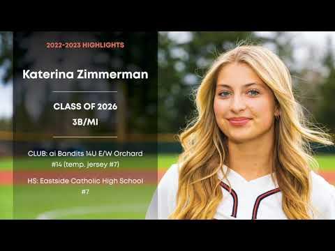 Video of Katerina Zimmerman Highlights 2022-2023 Season