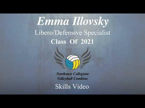 Video of #8 Emma Illovsky 2019 Northeastern Volleyball Collegiate Combine