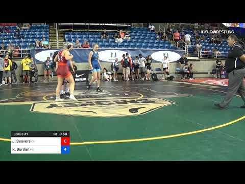 Video of 152 Lbs Cons 8 1 Jessica Beavers California Vs Kelsey Burden Missouri