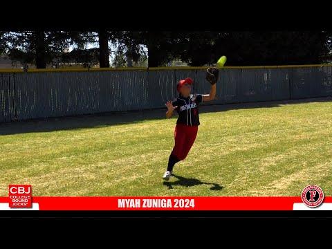 Video of Myah Zuniga 2024 Softball Skills Video 