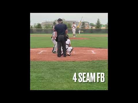 Video of Oliver Raczynski 2023 RHP Michigan