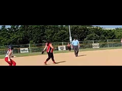 Video of Left field catch 