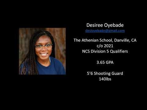 Video of Desiree Oyebade - Junior Year Highlights