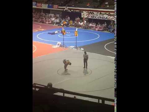 Video of 2018 Va Duels (win tech fall)