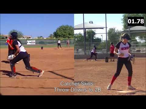 Video of Jordyn Pender Softball Skills Video 2019 Catcher 1B