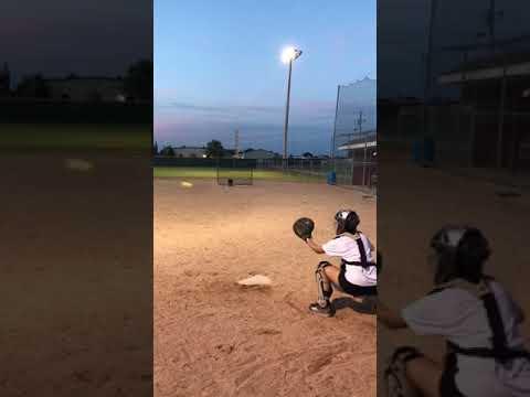 Video of Throws to first and third