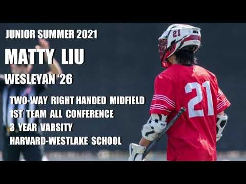 Video of Matty Liu (Wesleyan '26) Junior Summer 2021