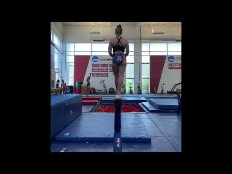 Video of Bail and Beam Dismount from Arkansas Camp