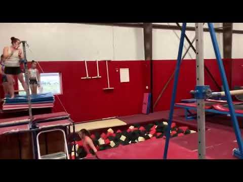 Video of Double Front Bar Dismount