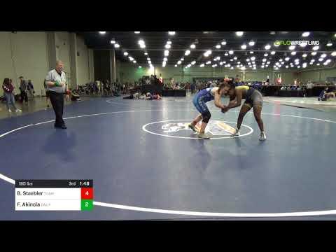 Video of Ist round of 2018 junior 180# at usmc folkstyle nationals against #1 seed of tournament 