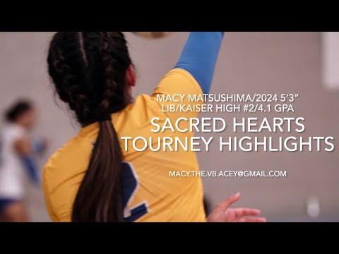 Video of 2023 Sacred Hearts Tourney Highlights