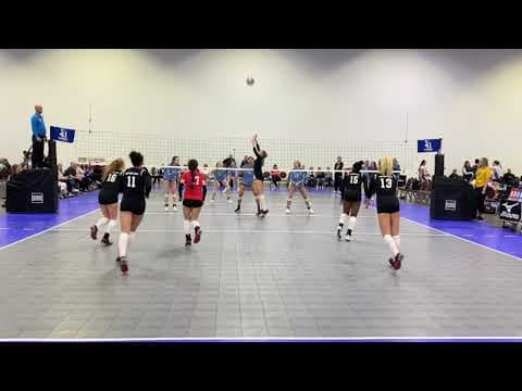 Video of Serafina Rivera Northern Lights Qualifer Serving and Defense Highlights 2019 Highlights
