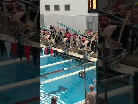 Video of 2020 100 free 53:43 come from behind 1st place finish