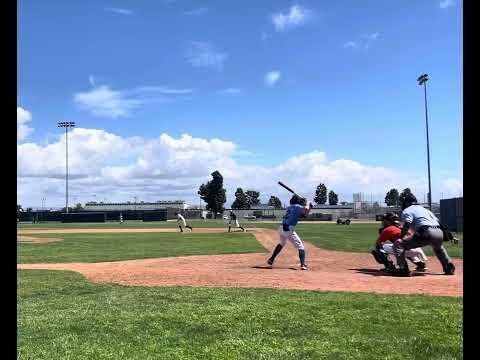 Video of Line drive single up the middle 