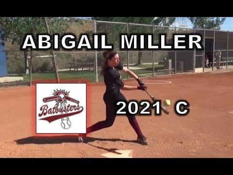 Video of 2021 Abigail Miller Catcher Softball Recruit Skills Video