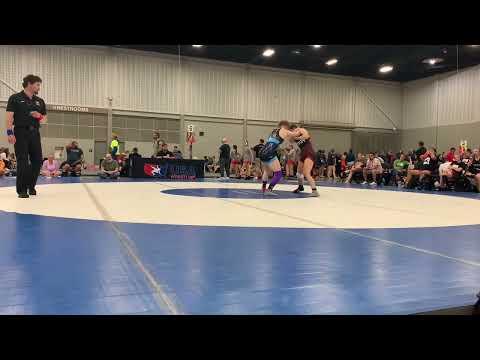 Video of Junior National Duals, 132 bs.