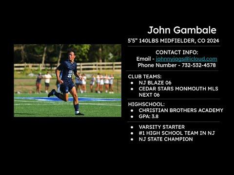 Video of John Gambale Soccer Highlight Tape