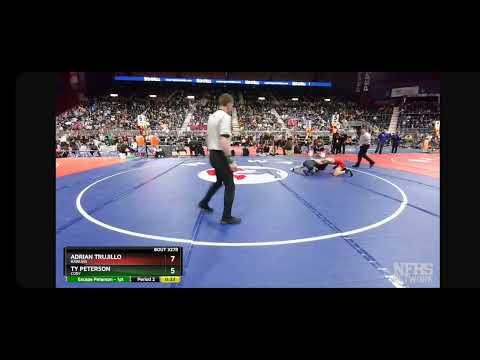 Video of Adrian Trujillo SR State Championship- semi finals match