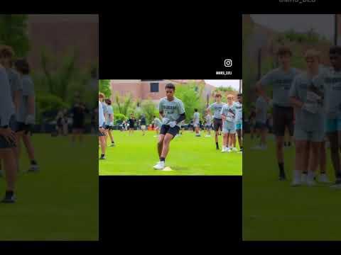 Video of Cobe Williams at CU Boulder Training Camp 2023!!!!!!!