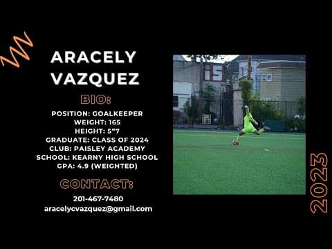 Video of Aracely Vazquez - Goalkeeper - Class of 2024