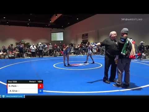 Video of 106 Lbs Round 5 - Aiyanna Silva, NC Vs Hayle Peck, FL 7295