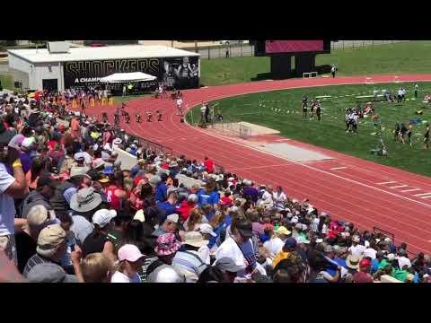 Video of Brooke Hammond 100m Final at 2021 State Track Meet