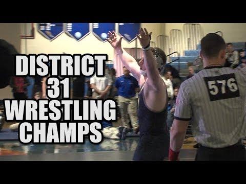 Video of District Championship/Most Outstanding Wrestler