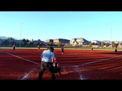 Video of Haley Carlson St. George Pitching