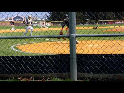 Video of 7-2-4-1 triple play/ Daniel Catching and Calling it