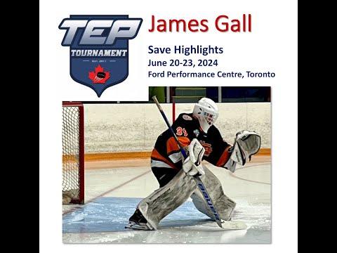 Video of JAMES GALL TEP Tournament Highlight Saves Jun 20-23 2024