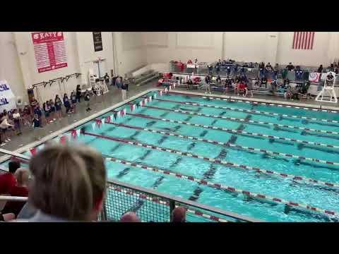 Video of 2020 Texas UIL District 19 6A 200 IM Final