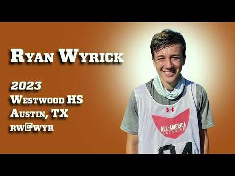 Video of Ryan Wyrick 9 2020