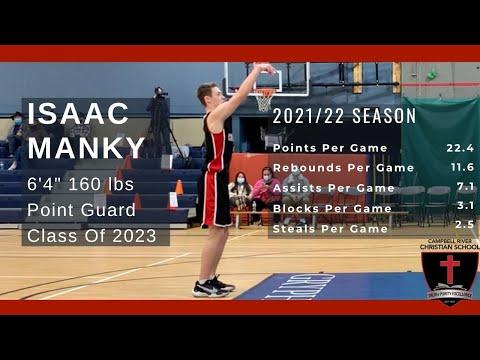 Video of Isaac Manky Season Highlights: Class of 2023 Point Gaurd