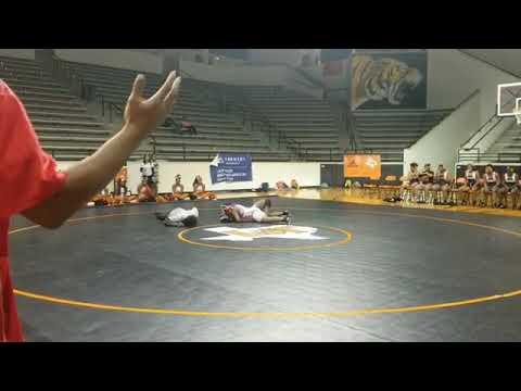 Video of Carter vs lancaster wrestling