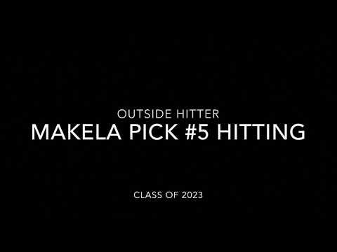 Video of 2021 Hitting Highlights - Makela Pick #5 OH