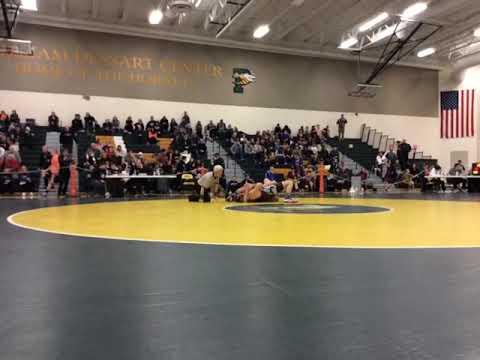 Video of Brock Sanger (Waupaca) vs. Bennet Kribs (Winnneconne) 12/21/2018  #195