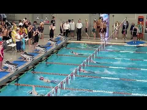 Video of 2023 Sectionals 200 Free Lane 2 Black Cap