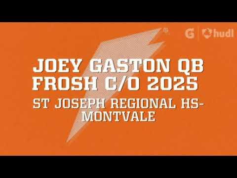 Video of Joey Gaston Freshman QB for St. Joseph Regional H.S. (Montvale ,NJ)