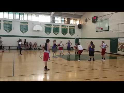 Video of Ashlynn makes 2 baskets