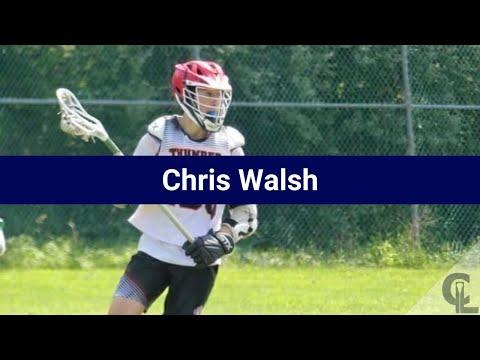 Video of Chris Walsh Lacrosse Highlights | NJ 2022 | Mid