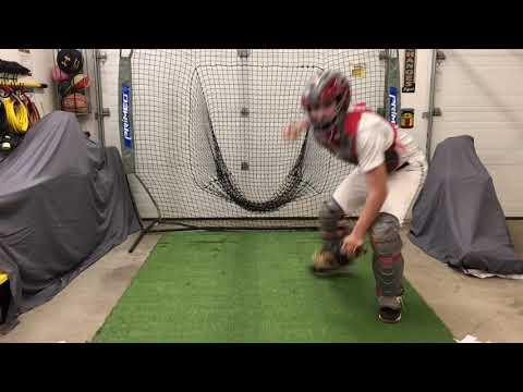 Video of Hunter Simpson Catcher 2022 Grad Class 