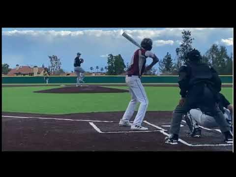 Video of Joe O'Regan, LHP (2023) pitching at Claremont HS, 2/23/22