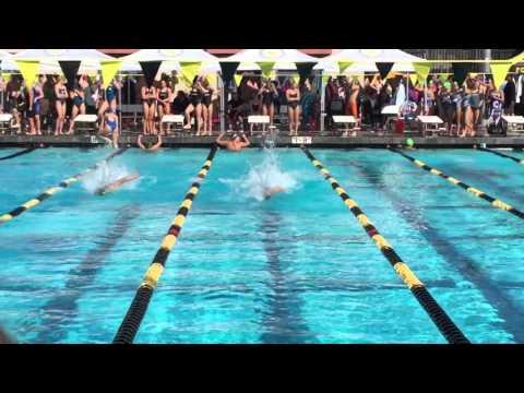 Video of Katrina Slivkoff - Capo Valley Relays 200 Free relay, 3/12/16, 50 free time of 24.61