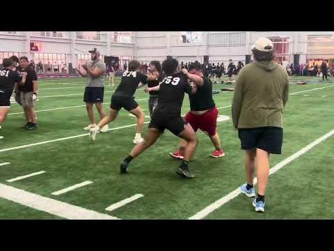 Video of Ole Miss OL/DL Camp 6/1/24