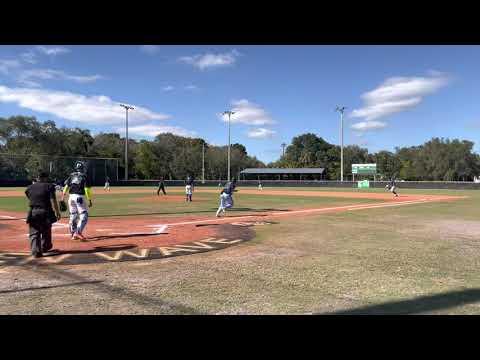 Video of RBI double in right Center Gap