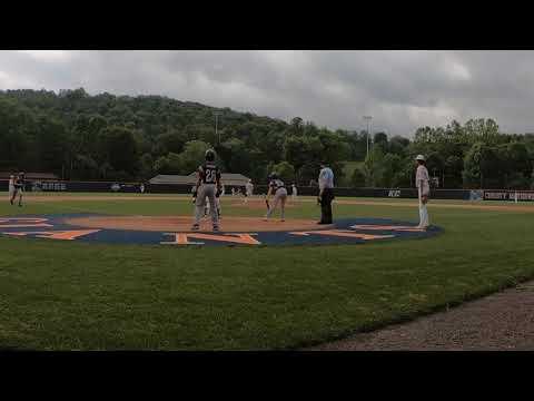 Video of perfect game wood bat tournament 2 run double Josef Sneathen #19