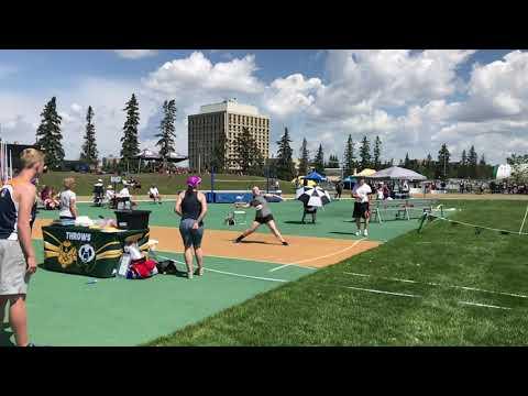 Video of Javelin throw at Foote Field Open 2019 u16