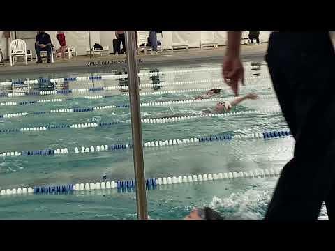 Video of Ashwika Jha 100 backstroke lap 1