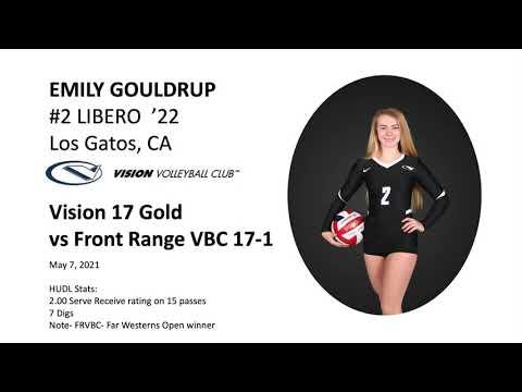 Video of Vision 17-1 Gold vs Front Range VBC 17 1 (Colorado Crossroads Qualifier)